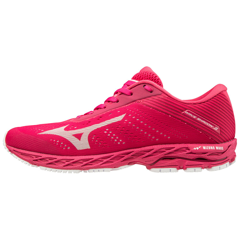 Scarpe Running Mizuno WAVE SHADOW 3 Donna - Rosa Rosse/Bianche - 86032-ZMFU